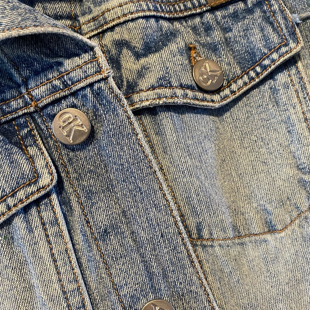 Calvin Klein Jean Vest - Picture 5 of 5